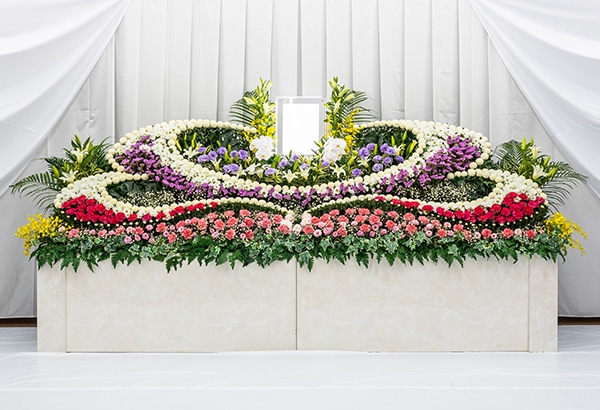 家族葬ベーシックの祭壇